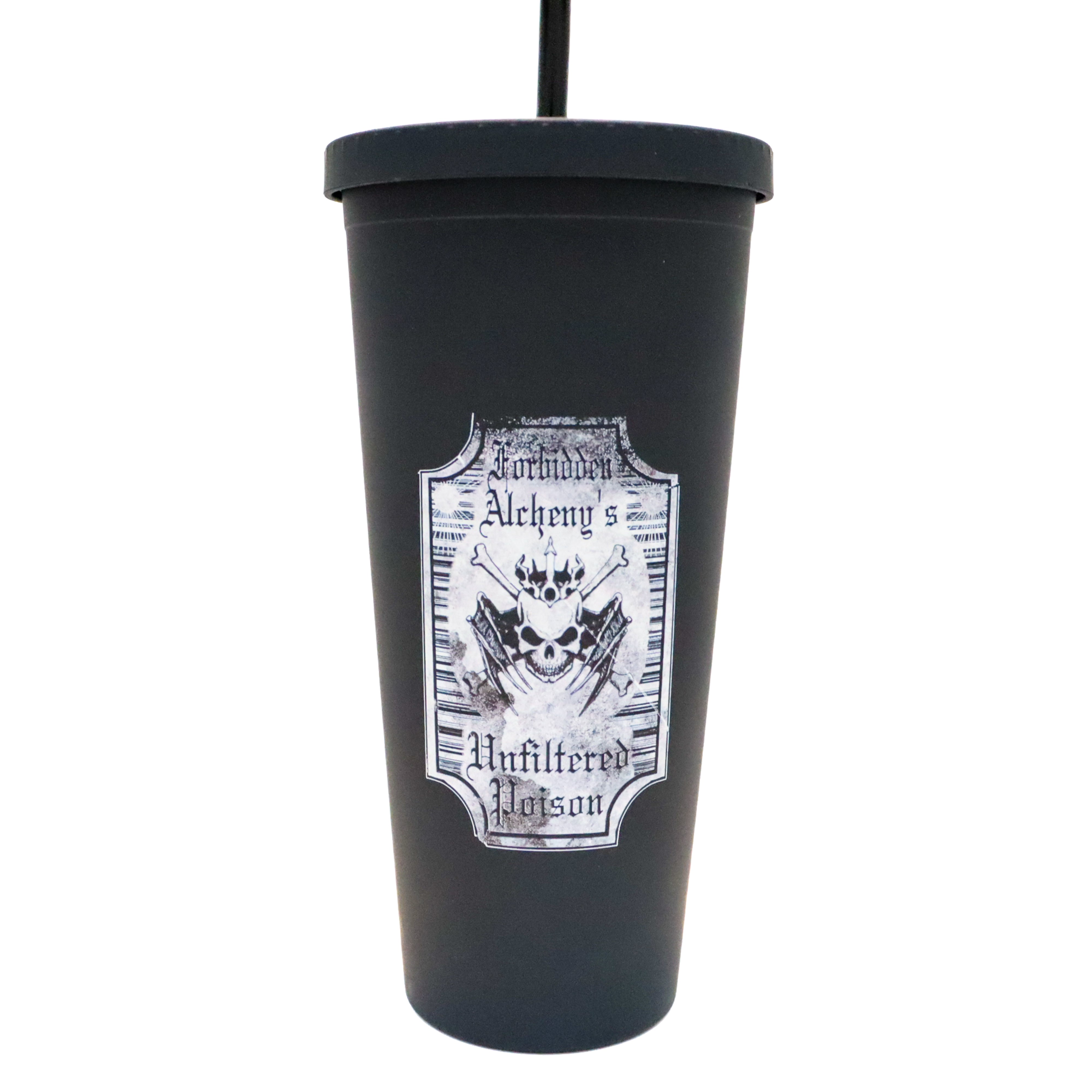 Shop from Forbidden Alchemy’s 22oz reusable tumblers. Durable cups with screw lids and straws, featuring bold, metalcore-inspired designs. Tagged: Tumblers.Tumblersforbidden alchemyTumblers
