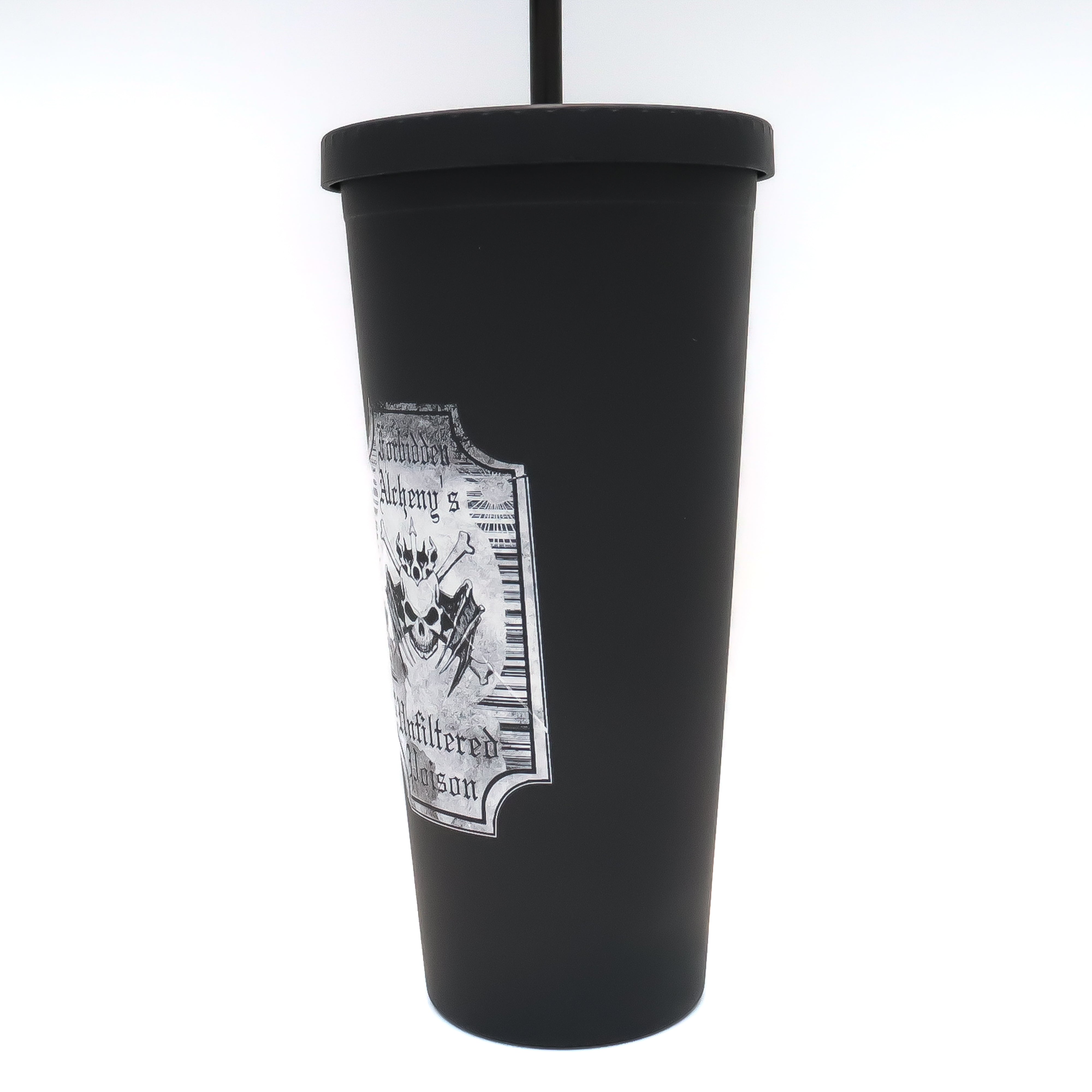 Shop from Forbidden Alchemy’s 22oz reusable tumblers. Durable cups with screw lids and straws, featuring bold, metalcore-inspired designs. Tagged: Tumblers.Tumblersforbidden alchemyTumblers