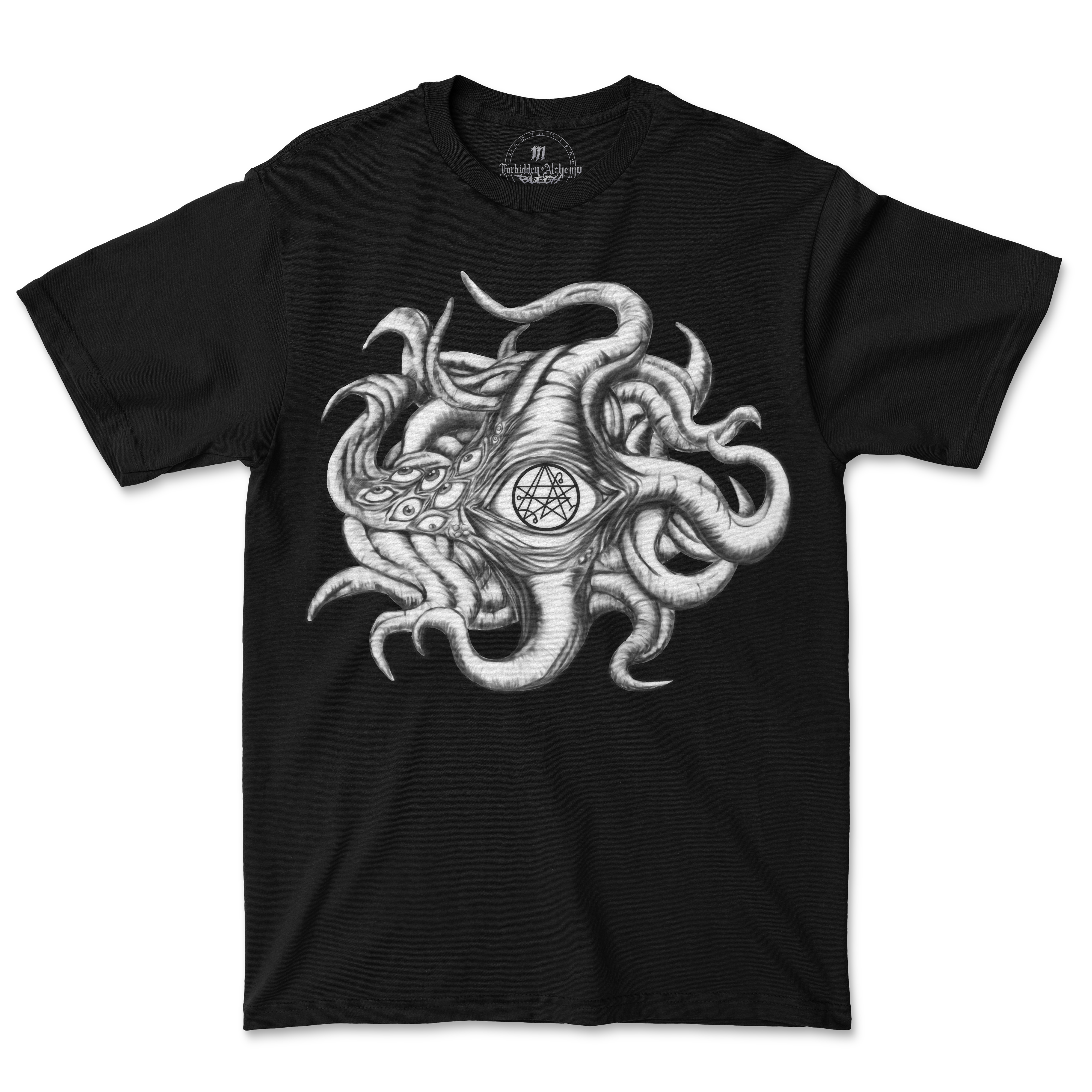 Shop Forbidden Alchemy’s men's T-shirts. Crafted from 100% cotton, featuring vibrant direct-to-garment prints and bold metalcore style. Tagged: MEN'S TEES.T-Shirtsforbidden alchemyMEN'S TEES