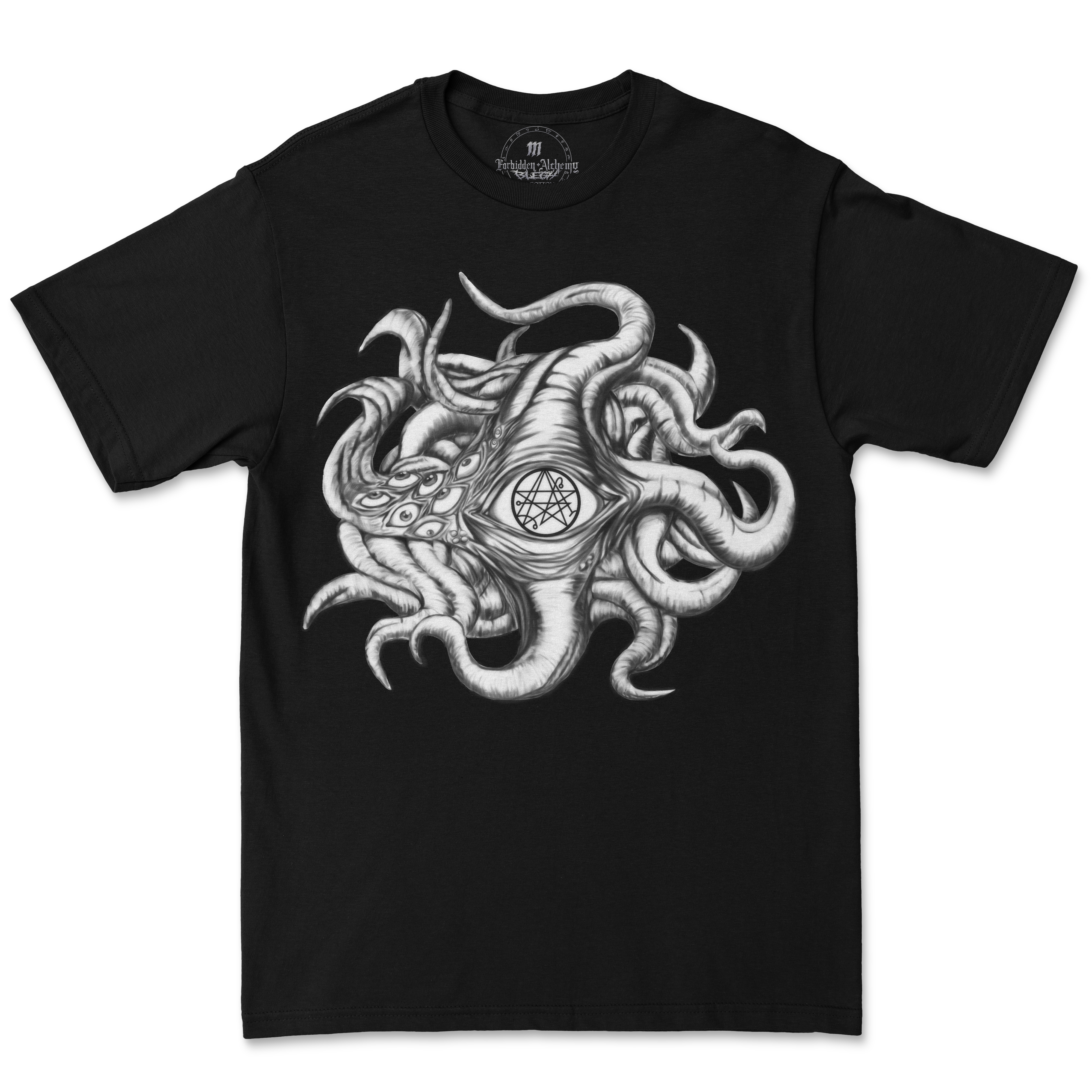 Shop Forbidden Alchemy’s men's T-shirts. Crafted from 100% cotton, featuring vibrant direct-to-garment prints and bold metalcore style. Tagged: MEN'S TEES.T-Shirtsforbidden alchemyMEN'S TEES