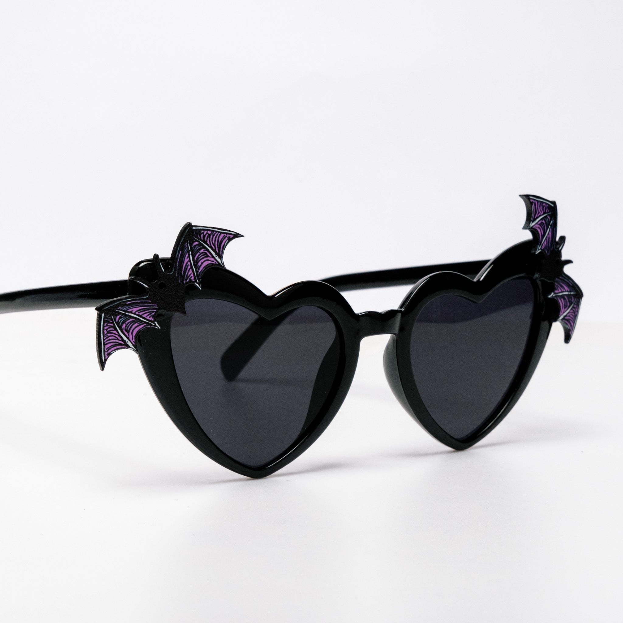 Shop Bat Heart Shades from Forbidden Alchemy's gothic sunglasses. Premium quality eyewear featuring bold frames and authentic goth aesthetics. Tagged: shades.Sunglassesforbidden alchemyshades