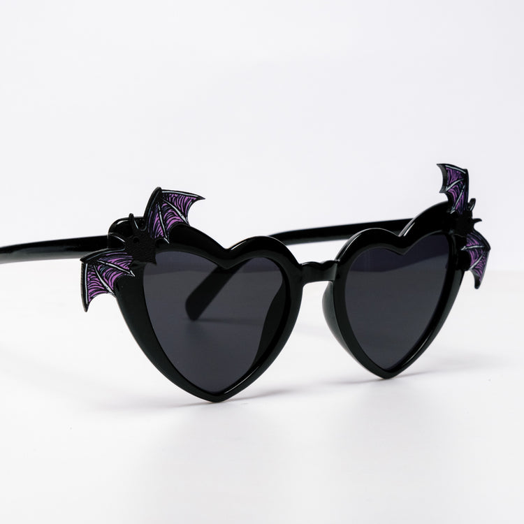 Shop Bat Heart Shades from Forbidden Alchemy's gothic sunglasses. Premium quality eyewear featuring bold frames and authentic goth aesthetics. Tagged: shades.Sunglassesforbidden alchemyshades