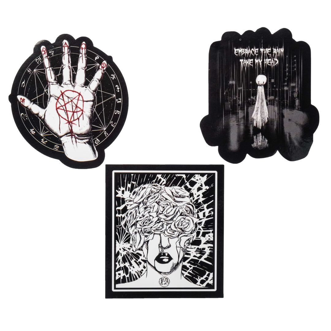 Shop Forbidden Alchemy’s sticker packs—premium, weather-resistant stickers with bold, metalcore-inspired designs to personalize your gear.Decorative Stickersforbidden alchemySticker Pack