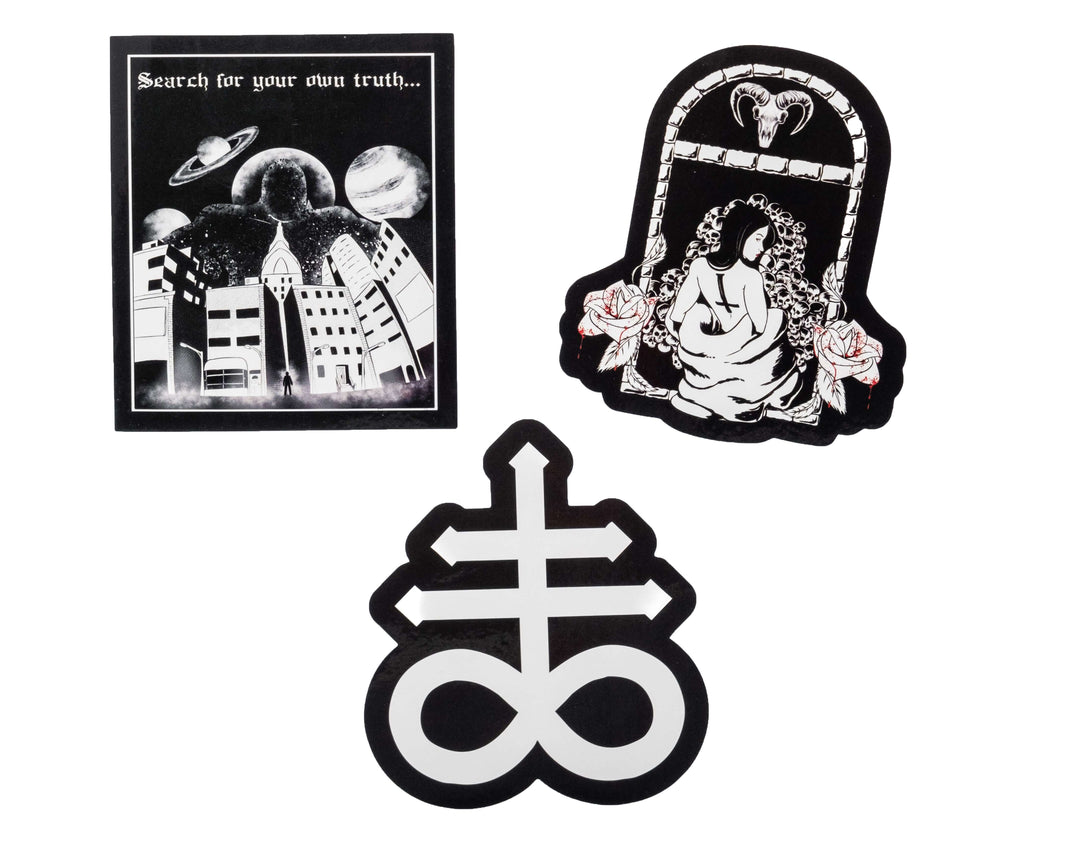 Shop Forbidden Alchemy’s sticker packs—premium, weather-resistant stickers with bold, metalcore-inspired designs to personalize your gear.Decorative Stickersforbidden alchemySticker Pack
