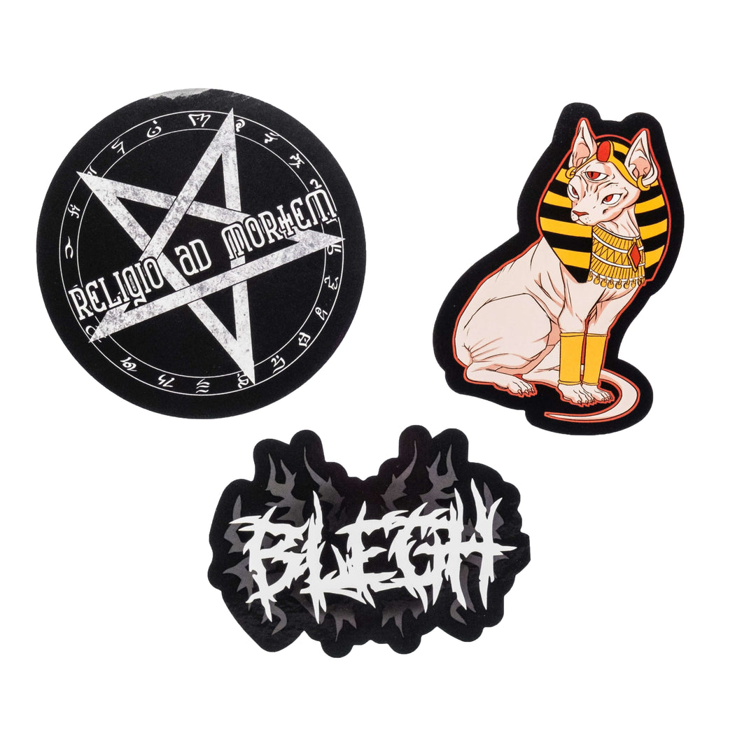 Shop Forbidden Alchemy’s sticker packs—premium, weather-resistant stickers with bold, metalcore-inspired designs to personalize your gear.Decorative Stickersforbidden alchemySticker Pack