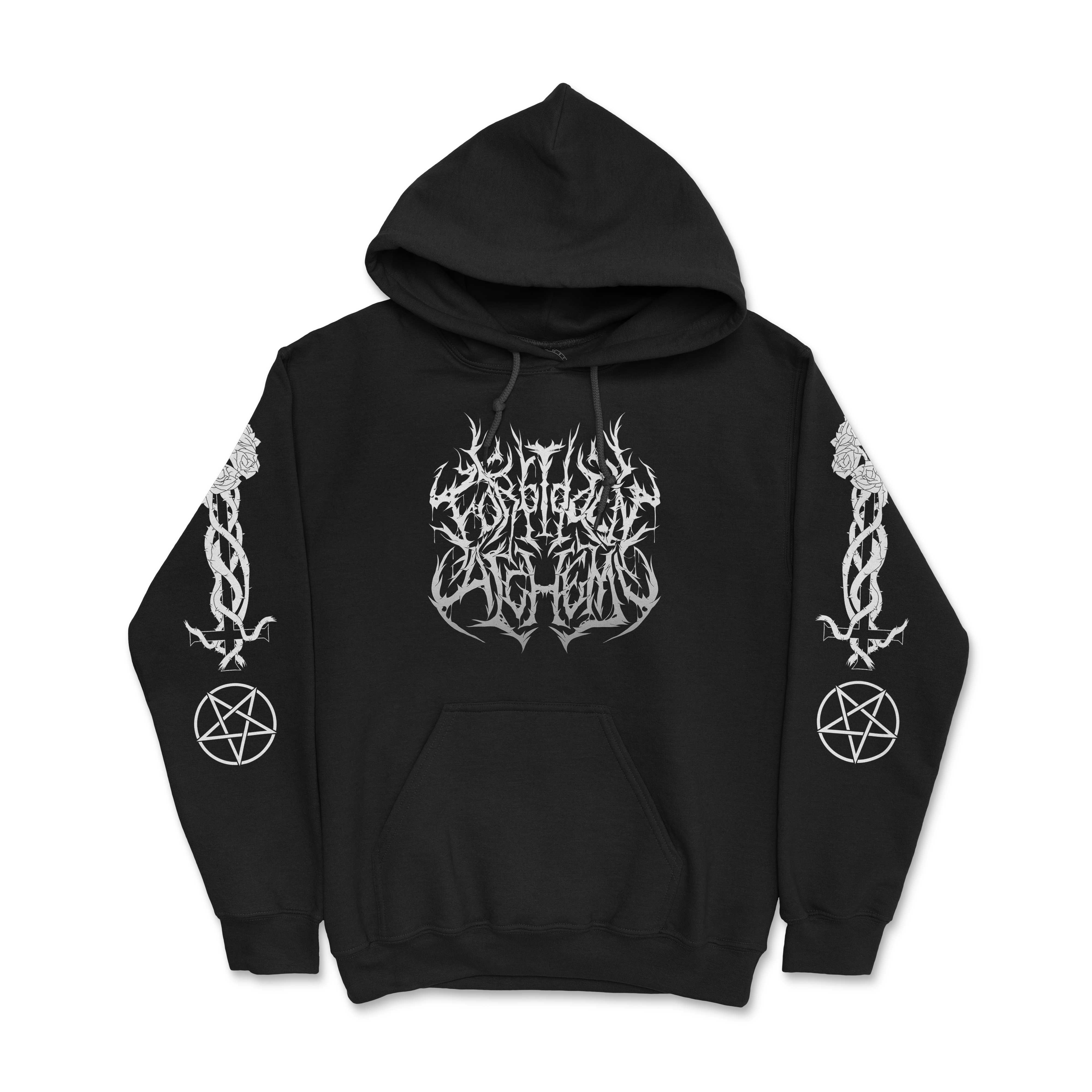 Shop Ritual Hoodie from Forbidden Alchemy's premium 100% cotton hoodies. Durable, comfortable, and featuring metalcore-inspired designs. Tagged: HOODIES.Hoodiesforbidden alchemyHOODIES