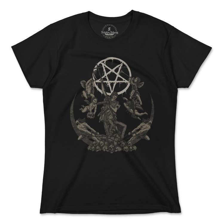 Buy True Evil from forbidden alchemy's women's T-Shirts. 100% cotton, direct-to-garment prints, authentic alternative apparel. Tagged: WOMEN'S TEES.T-Shirtsforbidden alchemyWOMEN'S TEES