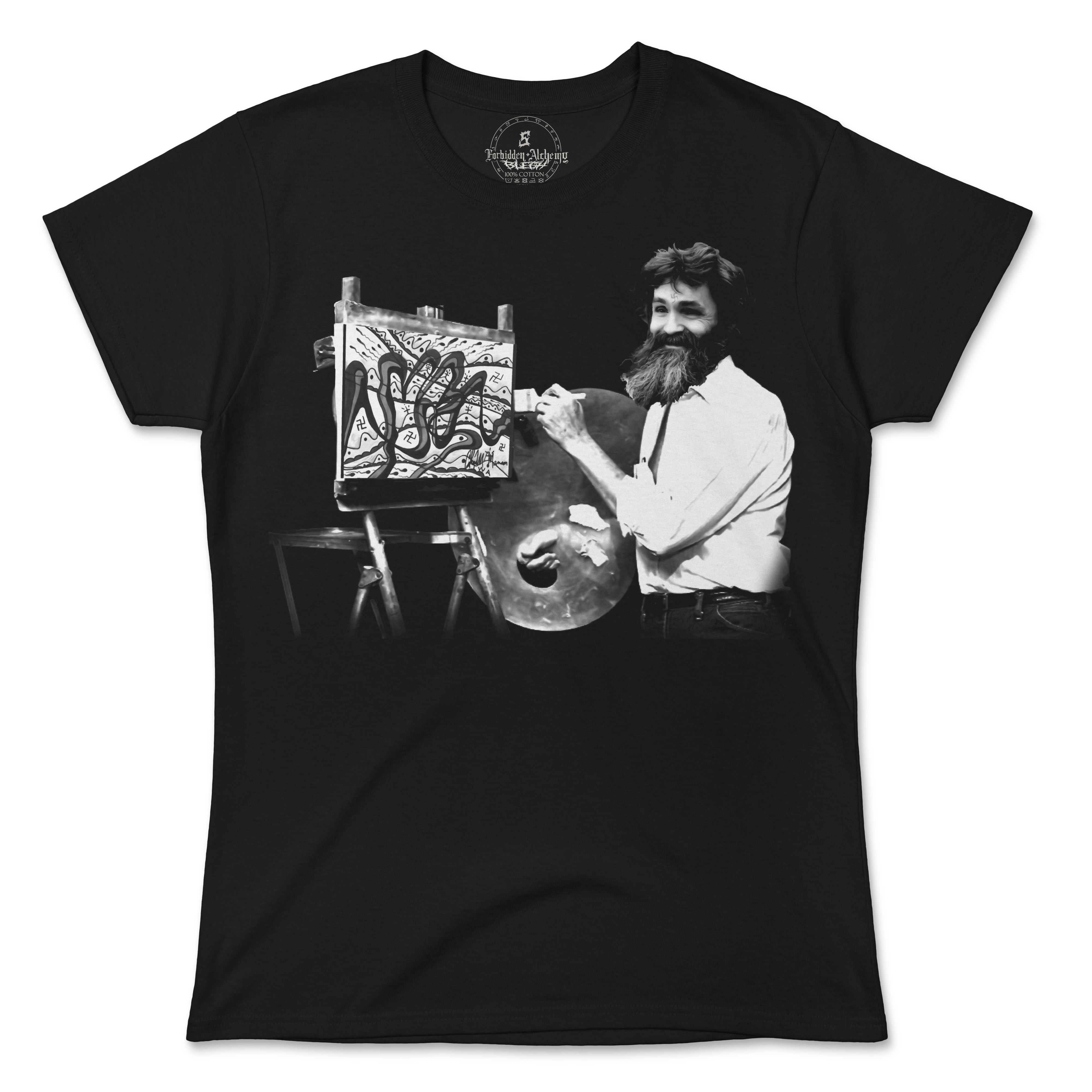 Buy Bob Manson from forbidden alchemy's women's T-Shirts. 100% cotton, direct-to-garment prints, authentic alternative apparel. Tagged: WOMEN'S TEES.T-Shirtsforbidden alchemyWOMEN'S TEES