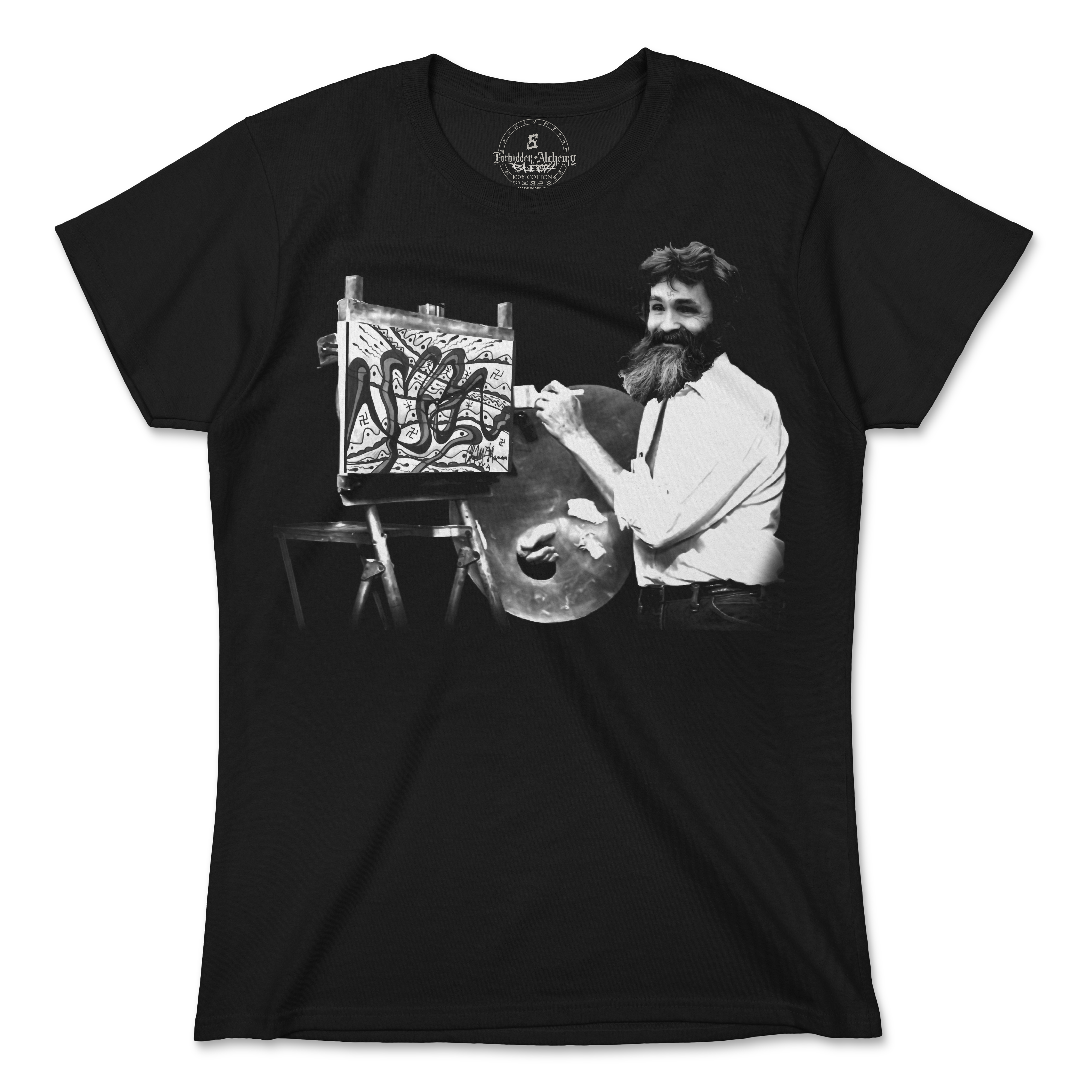 Buy Bob Manson from forbidden alchemy's women's T-Shirts. 100% cotton, direct-to-garment prints, authentic alternative apparel. Tagged: WOMEN'S TEES.T-Shirtsforbidden alchemyWOMEN'S TEES