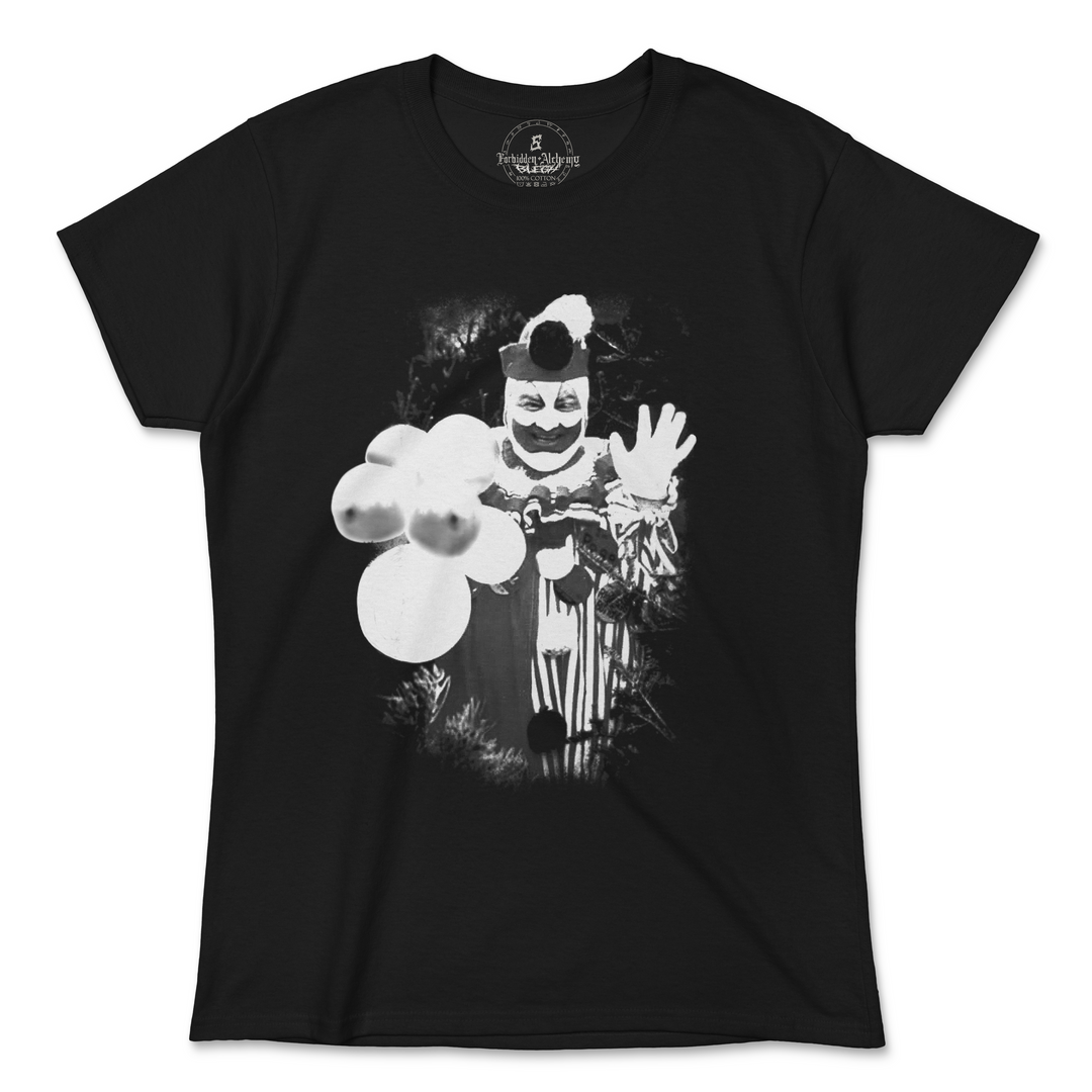 Buy Gacy from forbidden alchemy's women's T-Shirts. 100% cotton, direct-to-garment prints, authentic alternative apparel. Tagged: WOMEN'S TEES.T-Shirtsforbidden alchemyWOMEN'S TEES