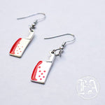 Load image into Gallery viewer, Butcher Knife - Earrings
