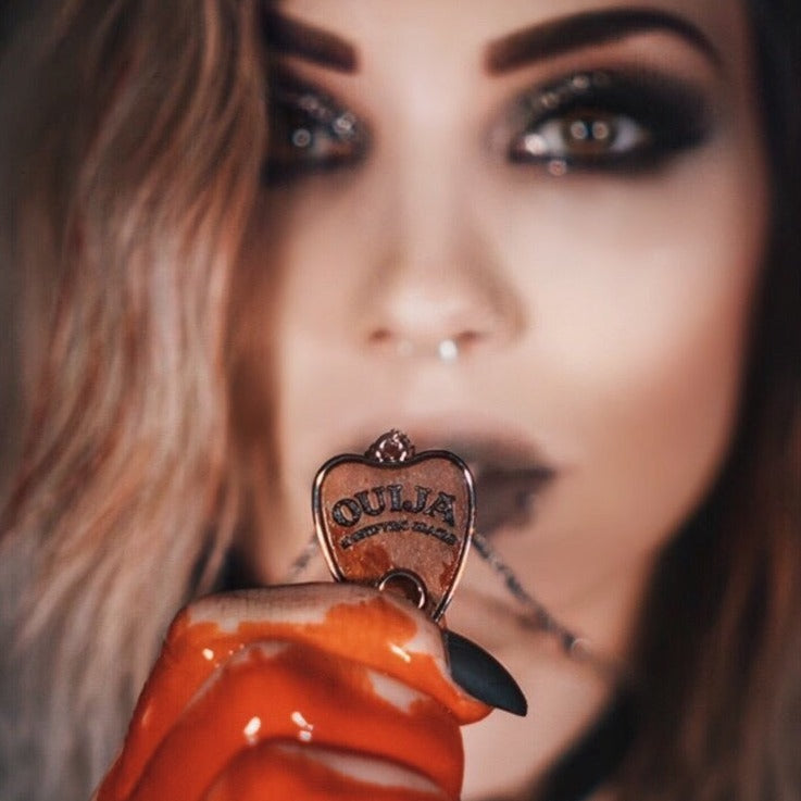 Shop Wooden Ouija - Necklace from Forbidden Alchemy’s collection. Crafted from premium alloy zinc, each piece showcases detailed. Tagged: Necklaces.Necklacesforbidden alchemyNecklaces
