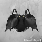 Load image into Gallery viewer, Bat heart - Backpack

